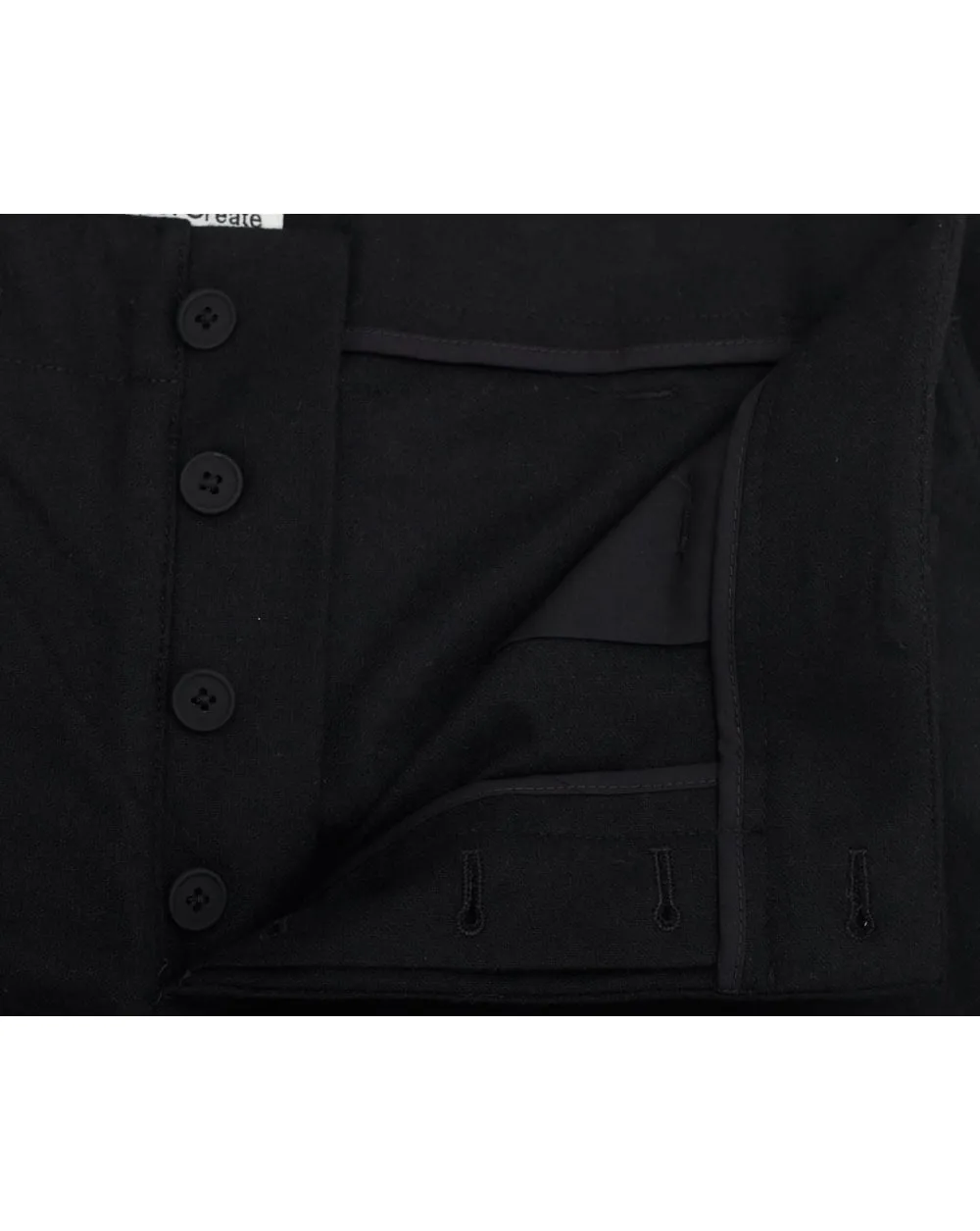 Wool Flannel Trousers